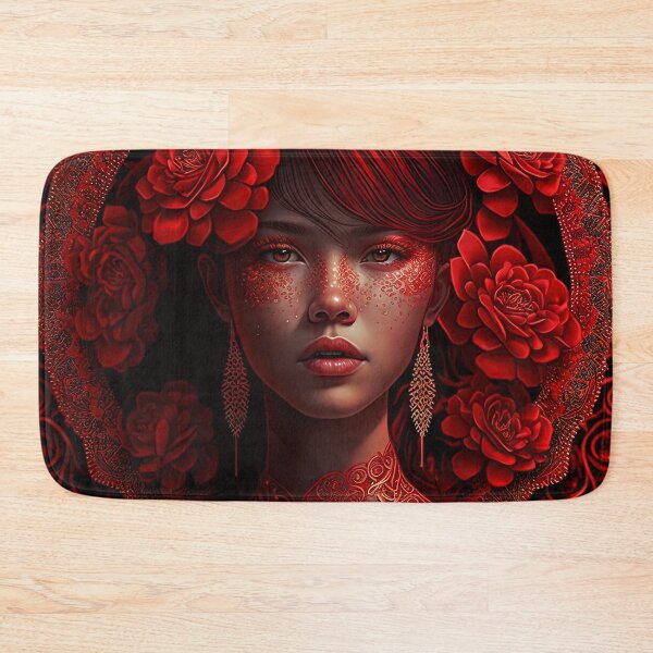 Item preview, Ruby Red Flower Girl Design designed and sold by Juliascutecornr.
