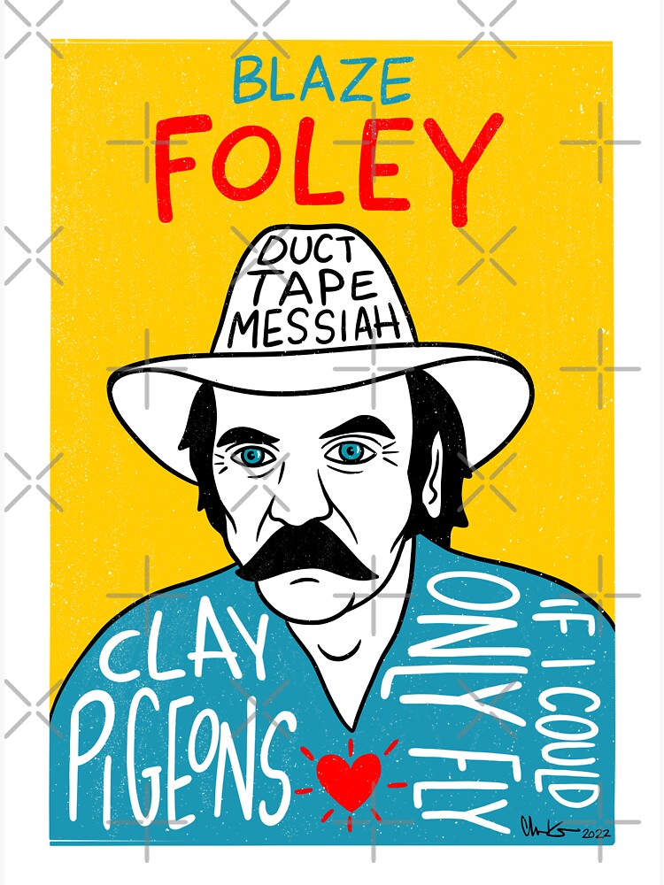 "Blaze Foley Country Music Folk Art" Sticker for Sale by krusefolkart