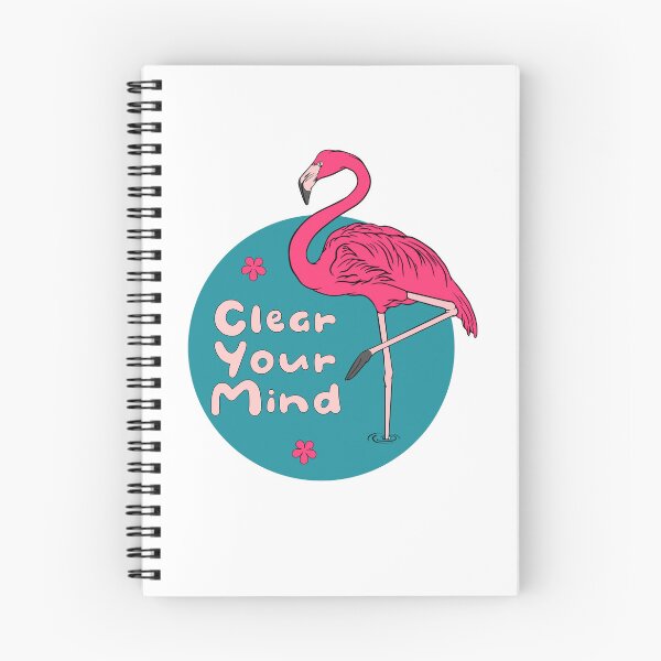 Item preview, Clear Your Mind Kawaii Beautiful Pink Flamingo designed and sold by Awesome 4 all.