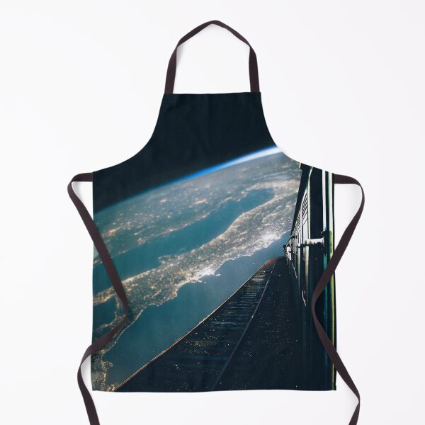 Item preview, Space Train Station Railway Photo Manipulation surreal art designed and sold by MAEffects.