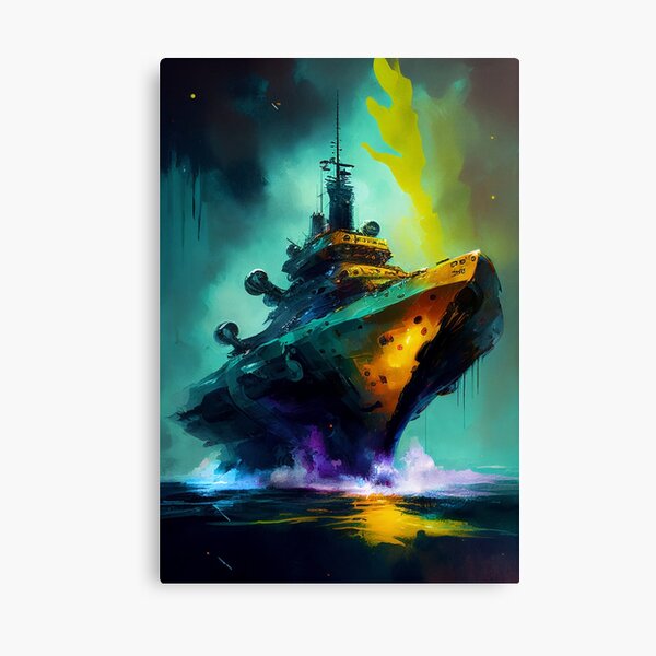 Aperçu de l'œuvre SciFi Destroyer - Midjourney créée et vendue par BehindCoffee Co.