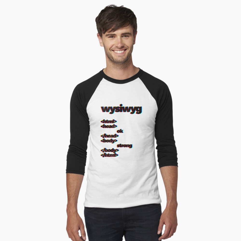 Item preview, Baseball ¾ Sleeve T-Shirt designed and sold by kloiks.