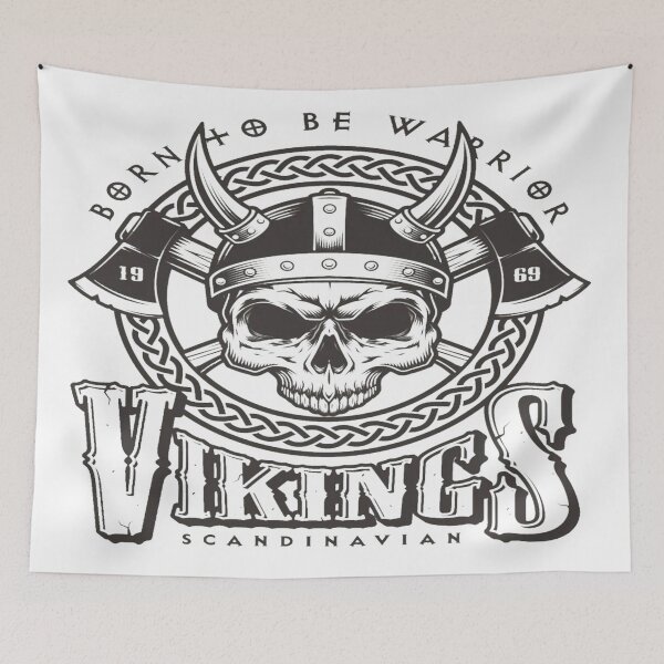 Item preview, VIKINGS scandinavian. YOU BORN TO BE WARRIOR designed and sold by ZROL.