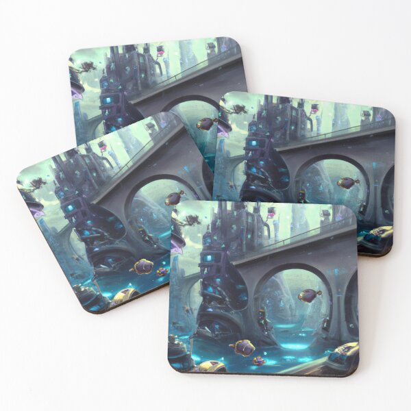 Item preview, Underwater City - Dive into a Futuristic Underwater City - The Future of Submerged Living designed and sold by WBP Mart.