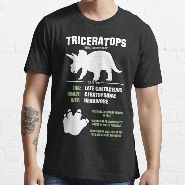 Triceratops clearance t shirt