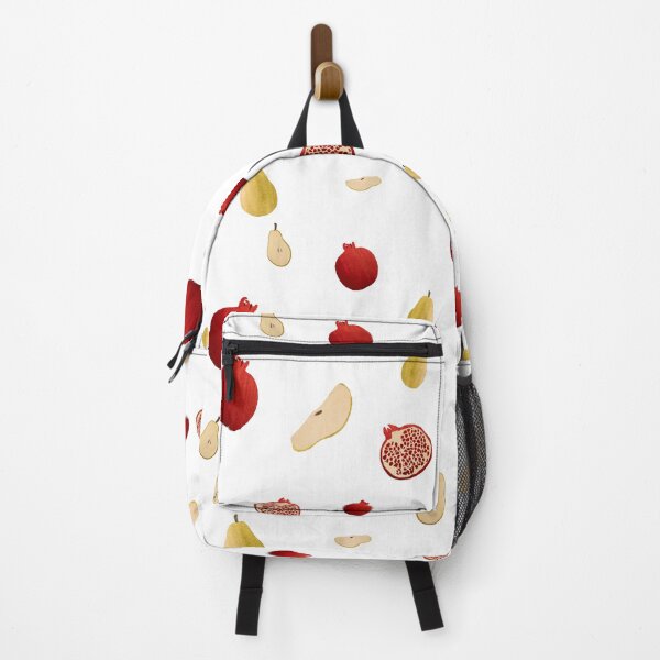 Item preview, Pomegranate pear half ornate pattern a watercolor  designed and sold by Yana Mustafina | Boho Soulful Designs.