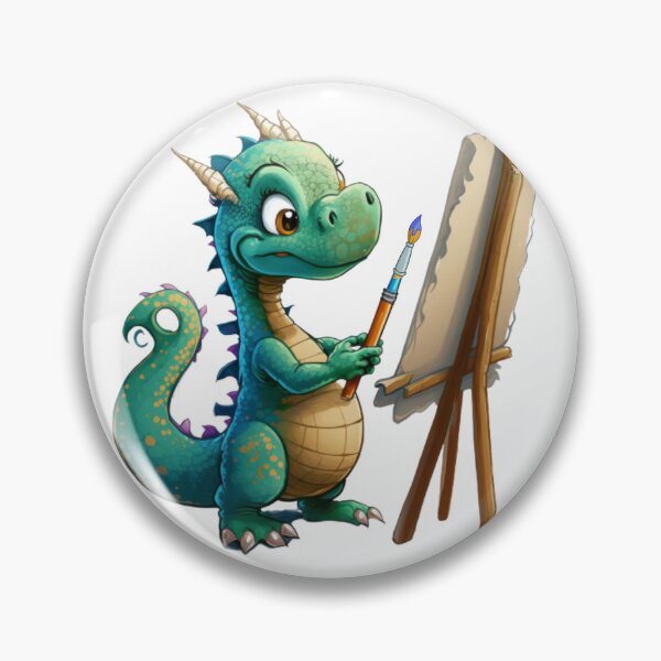 Item preview, Cute Cartoon Dragon Artist - What Should I Create Today designed and sold by BeaconMarketing.