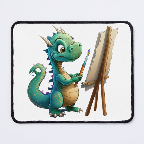 Item preview, Cute Cartoon Dragon Artist - What Should I Create Today designed and sold by BeaconMarketing.
