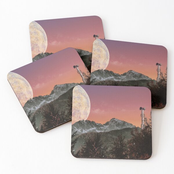 Item preview, Mountains on an Exoplanet in an Alternate Universe at Sunset designed and sold by Caregiverology.