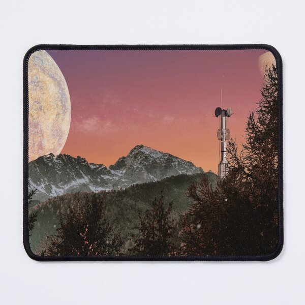 Item preview, Mountains on an Exoplanet in an Alternate Universe at Sunset designed and sold by Caregiverology.