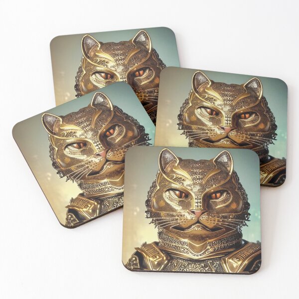 Item preview, Gold armour feline designed and sold by RiaKarma.