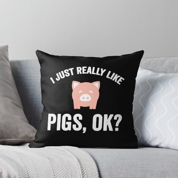 Item preview, I just really like pigs Ok - pigs lover designed and sold by Captain Mood.