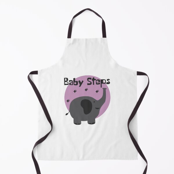 Item preview, Baby steps Kawaii cute baby elephant gray & purple designed and sold by Awesome 4 all.