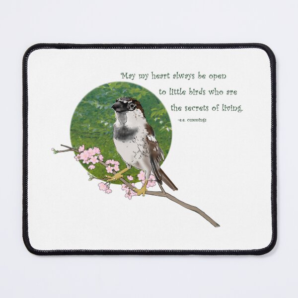 Item preview, Sparrows and blossoms designed and sold by RadMomCreations.