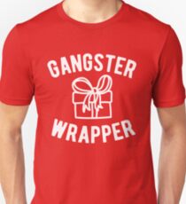 Gangster Wrapper Funny Christmas Unisex T-Shirt