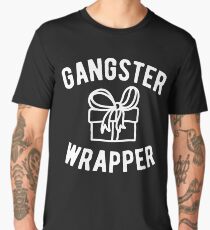 Gangster Wrapper Funny Christmas Men's Premium T-Shirt