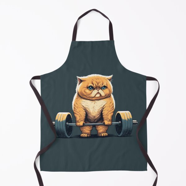 Item preview, Deadlifting Cat designed and sold by Bondoboxy.