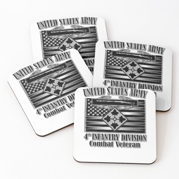 Item preview, 4th Infantry Division- Combat Veteran designed and sold by cp06327.