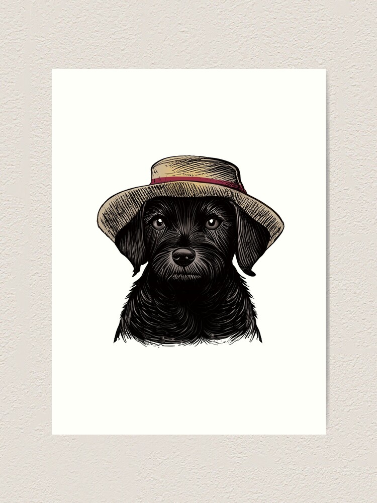 Ted with Bob's Hat - Mortimer and Whitehouse Gone Fishing ‘Ted’ T-Shirt -  Bob Mortimer Paul Whitehouse | Art Print
