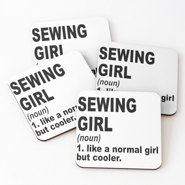 Item preview, sewing Sister,sewing girl like a normal girl but cooler designed and sold by Dogs Geeky⭐⭐⭐⭐⭐.