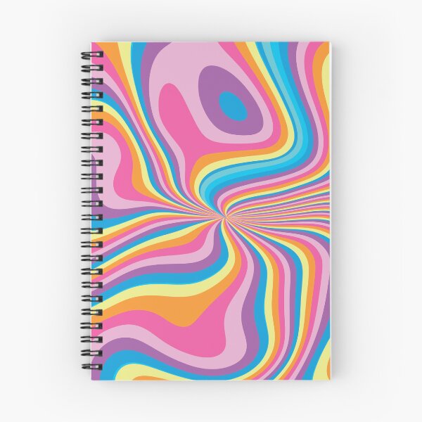 Item preview, Retro colorful psychedelic swirl designed and sold by ReneMagritteArt.