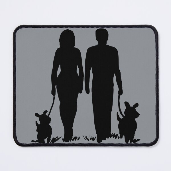 Item preview, A Couple and  A Dog Walk-Doggy Cute Pair designed and sold by Universal-7.
