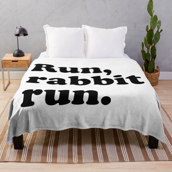 Item preview, Run rabbit run (black) designed and sold by didijuca.
