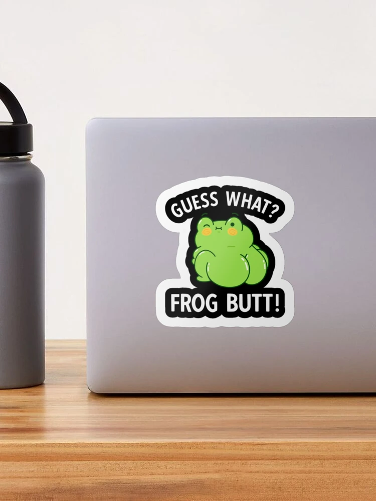 Guess What Frog Butt Pillows