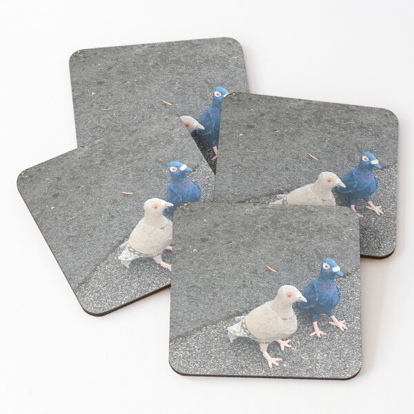Item preview, Plush pigeons by The Raggy Rat designed and sold by Catherine Owen.