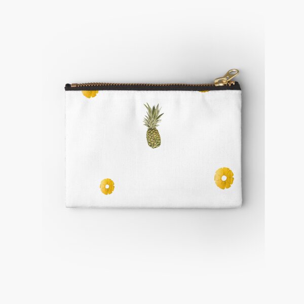Item preview, Pineapple yellow fruit pattern watercolor designed and sold by Yana Mustafina | Boho Soulful Designs.