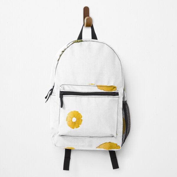 Item preview, Pineapple yellow fruit pattern watercolor designed and sold by Yana Mustafina | Boho Soulful Designs.