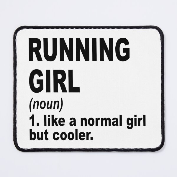 Item preview, running Girl Like A Normal Girl But Cooler,running Lovers Gift designed and sold by Dogs Geeky⭐⭐⭐⭐⭐.
