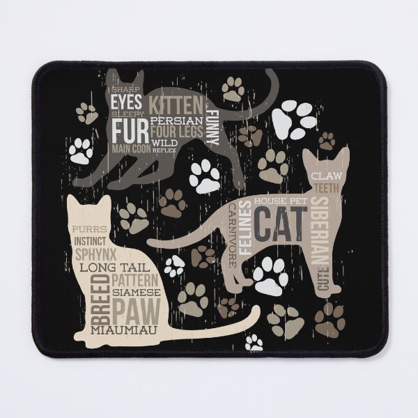 Item preview, Cats Word Clouds designed and sold by derKatzenmensch.