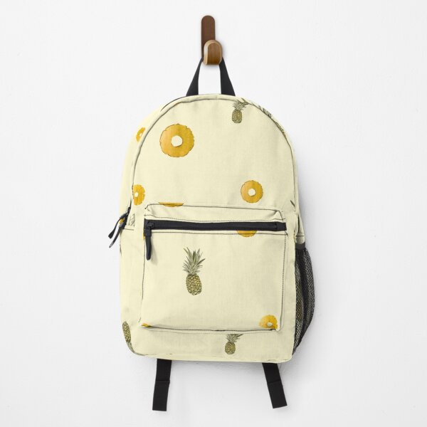 Item preview, Pineapple yellow fruit pattern watercolor yellow designed and sold by Yana Mustafina | Boho Soulful Designs.