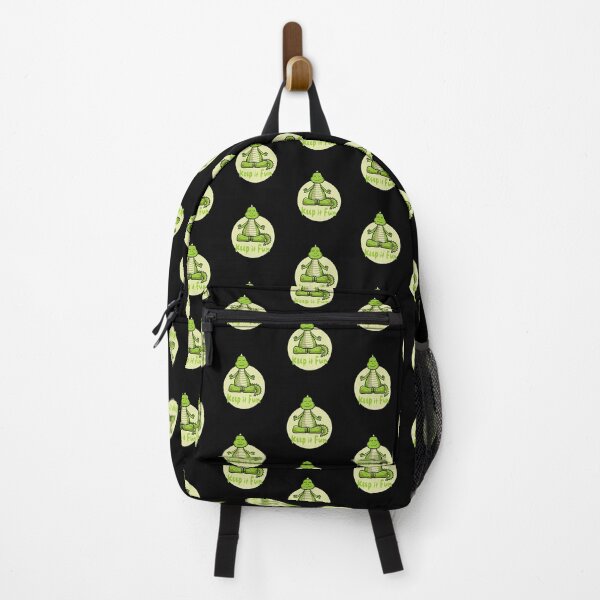 Item preview, Keep it fun Kawaii green crocodile practicing yoga designed and sold by Awesome 4 all.