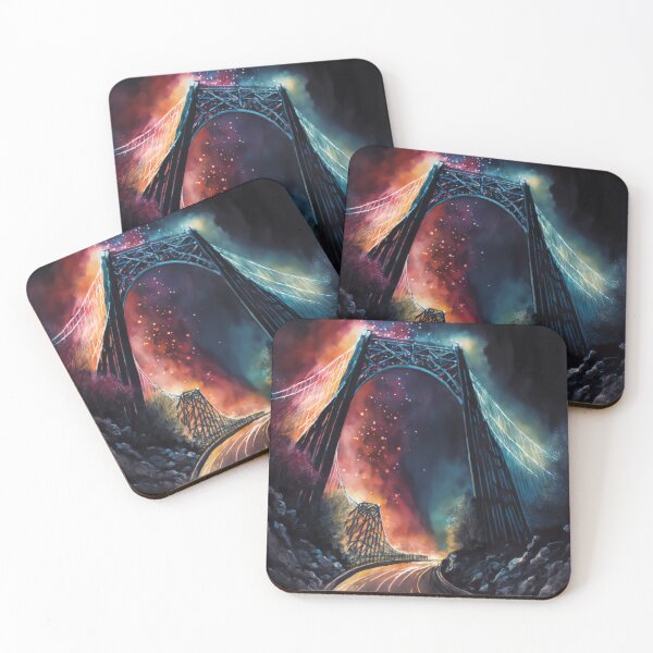 Item preview, SciFi Road Under Bridge - Midjourney designed and sold by BehindCoffee Co.