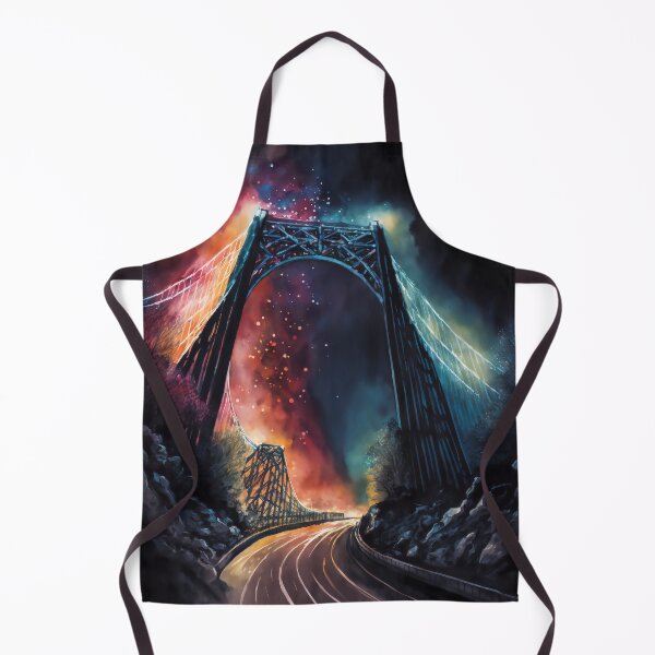 Item preview, SciFi Road Under Bridge - Midjourney designed and sold by BehindCoffee Co.