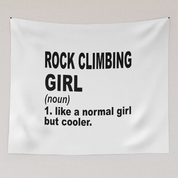 Item preview, rock climbing Sister,rock climbing girl like a normal girl but cooler designed and sold by Dogs Geeky⭐⭐⭐⭐⭐.