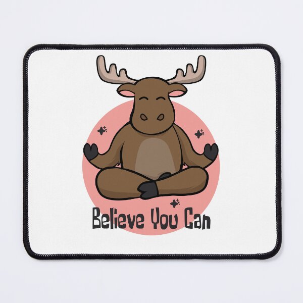 Item preview, Kawaii brown Zebu animal doing yoga poses designed and sold by Awesome 4 all.