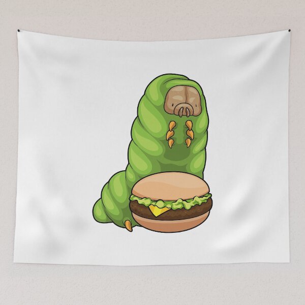 Item preview, Caterpillar Cheeseburger designed and sold by Snabdesign84.