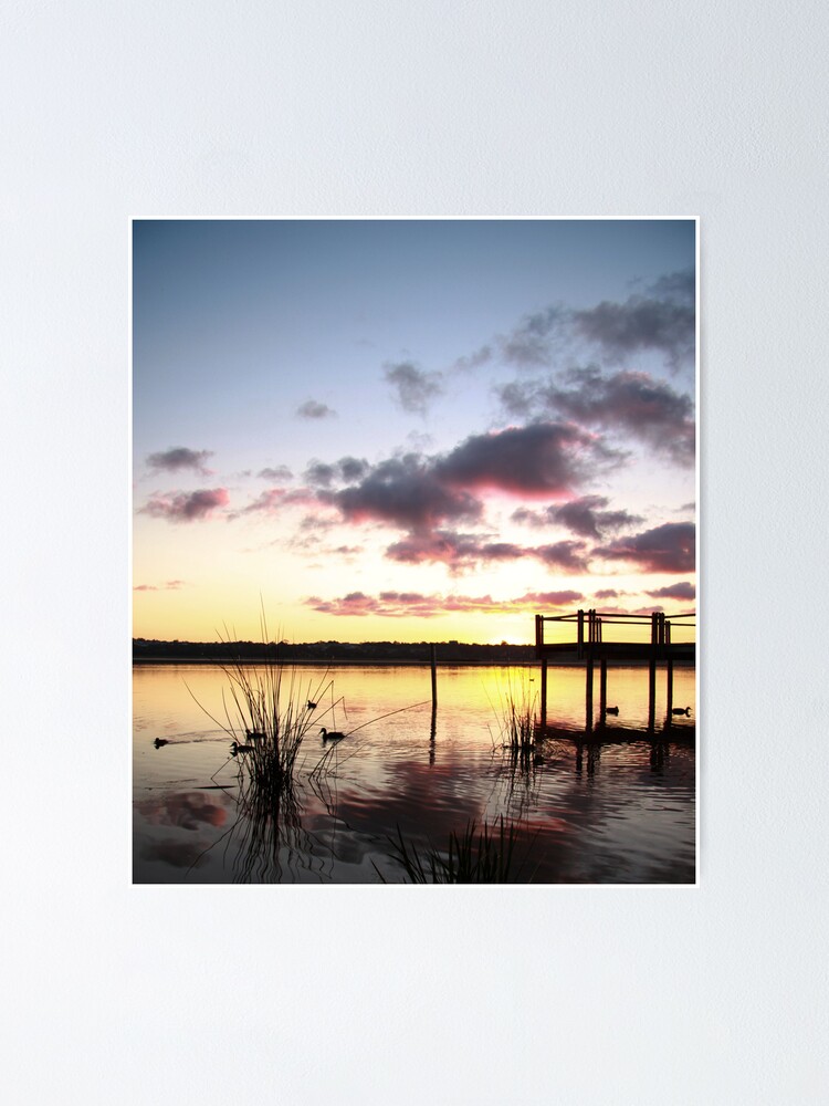 Alternate view of Sunrise over Lake Joondalup Poster