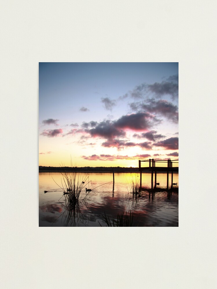 Alternate view of Sunrise over Lake Joondalup Photographic Print