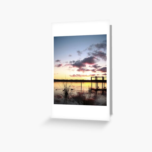 Sunrise over Lake Joondalup Greeting Card
