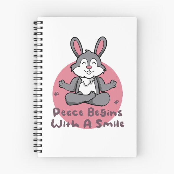 Item preview, Kawaii funny rabbit practice yoga poses pink designed and sold by Awesome 4 all.