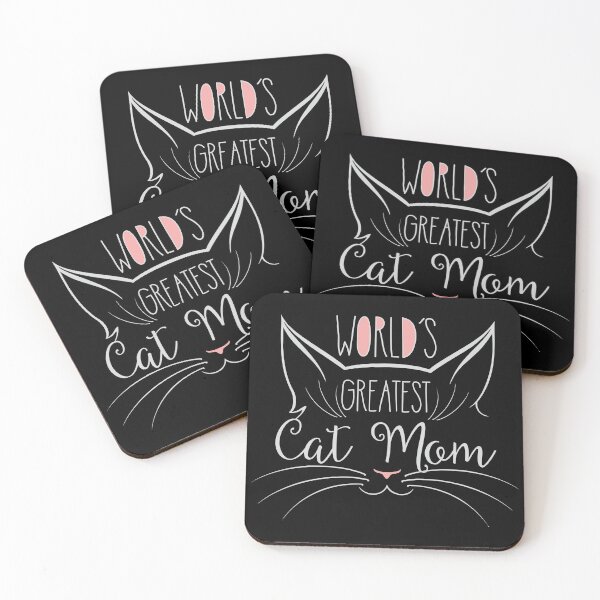 Item preview, Worlds greatest Cat Mom dark collection designed and sold by derKatzenmensch.