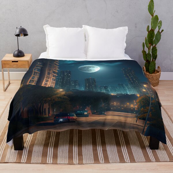 Item preview, Downtown Houston at Night designed and sold by OccultDreams.