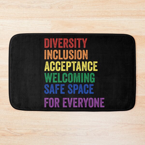 Item preview, Diversity Equity Inclusion Safe Space LGBTQ EQUALITY designed and sold by MagicBoutique.