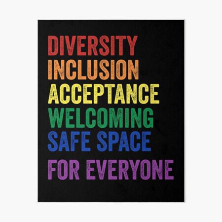 Item preview, Diversity Equity Inclusion Safe Space LGBTQ EQUALITY designed and sold by MagicBoutique.