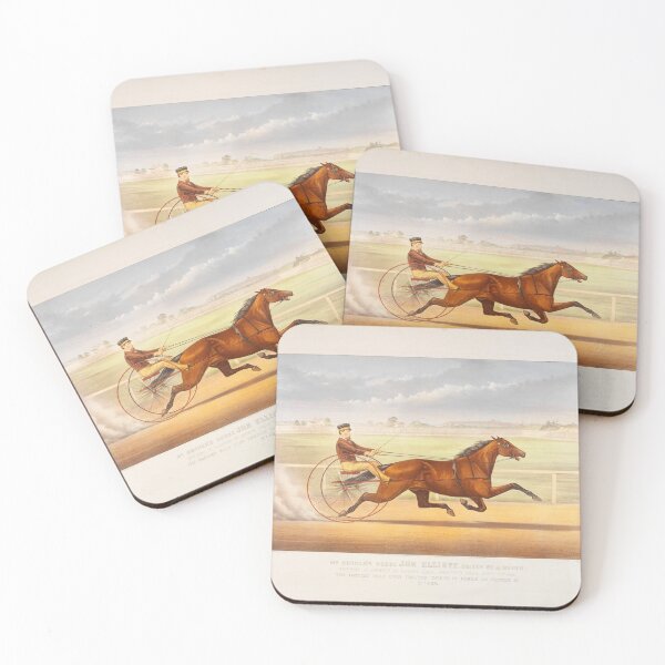 Item preview, Horse racing colored painting designed and sold by Lacasadellora.