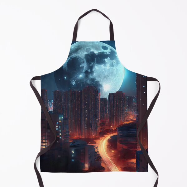 Item preview, Supermoon over Dallas designed and sold by OccultDreams.